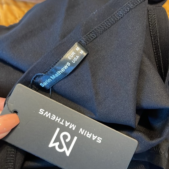 NEW ⭐️ SARIN MATHEWS 💕 Black Circle High Low Dress - Medium - Picture 15 of 15